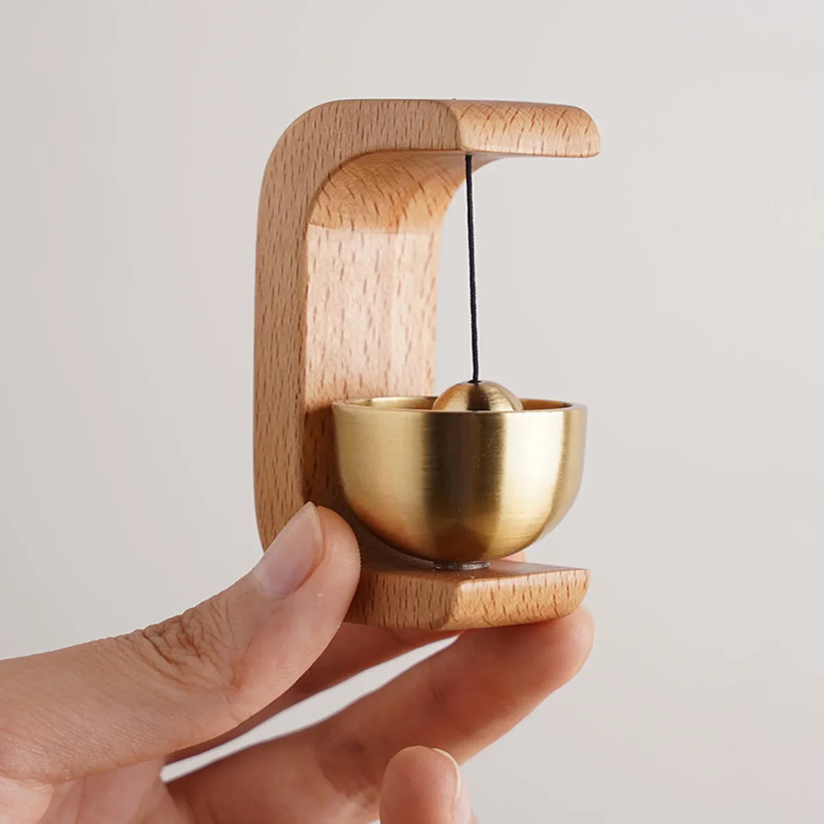 Vintage Japanese Style Wooden Wind Chimes Door Bell for Home & Cafe